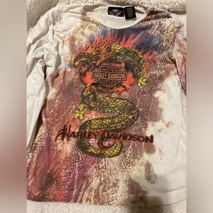 Harley Davidson y2k women tops